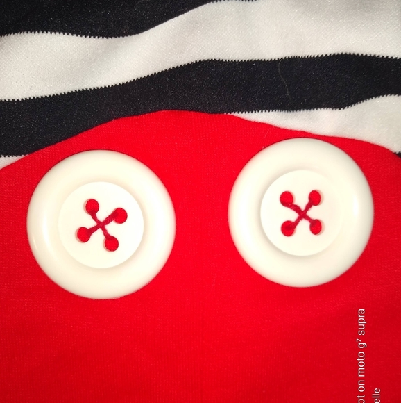 VINTAGE 1980s Disney Wear Baby Mickey Mouse Comfy Costume with Plush Hands - Picture 5 of 8